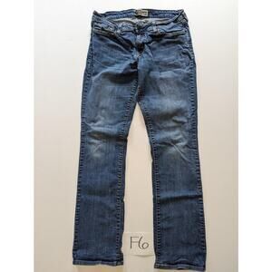 Levi's Blue Jeans Size 16 L/C Straight Stretch -0323F06